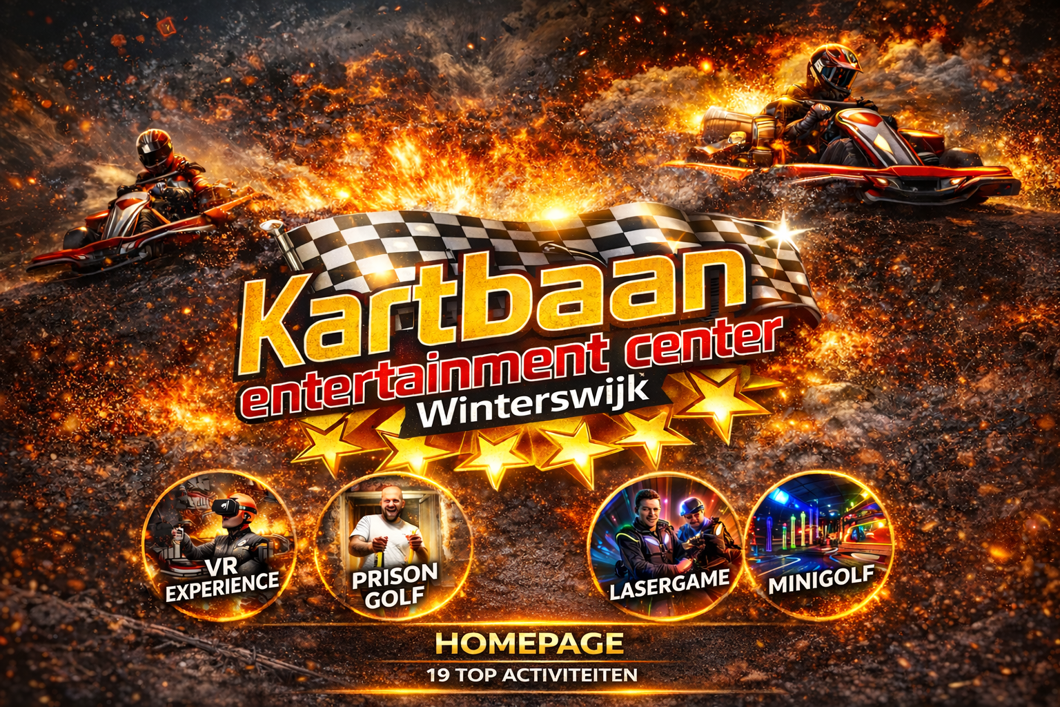 Indoor Kartbaan Winterswijk