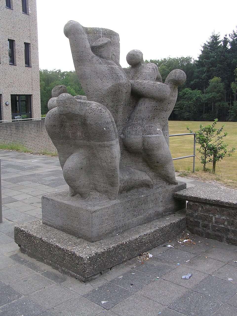 Vijf Sportende Jongeren